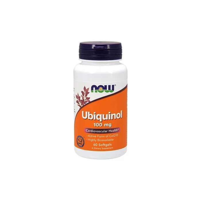 NOW Foods Ubiquinol 100mg Softgels 60 Count