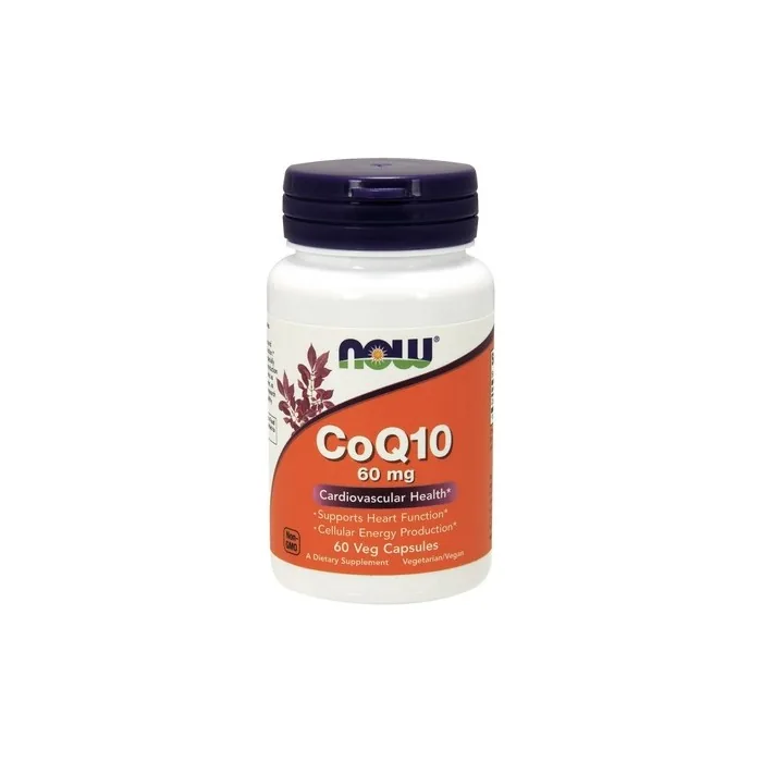 NOW Foods CoQ10 60mg Vegetarian Capsules 60 Count