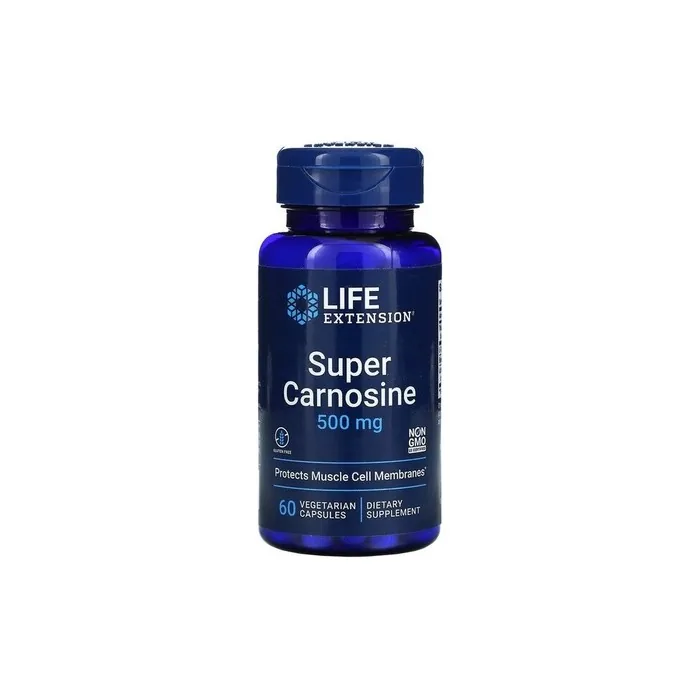 Life Extension Super Carnosine 500mg 60 Vegetarian Capsules
