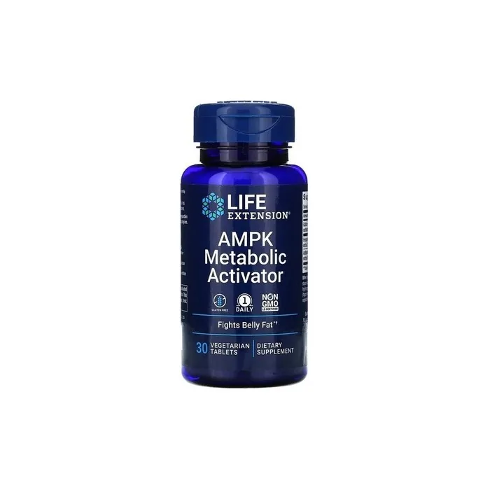 Life Extension AMPK Metabolic Activator 30 Vegetarian Tablets