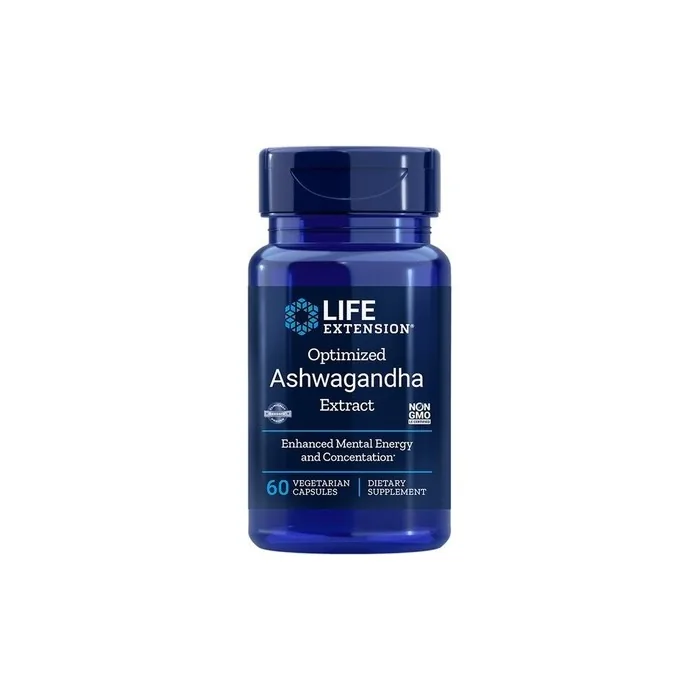 Life Extension Optimized Ashwagandha Extract 60 Vegetarian Capsules