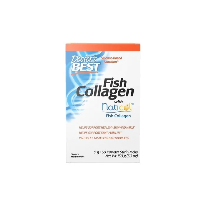 Doctor's Best Fish Collagen with Naticol 30 Stick Packs