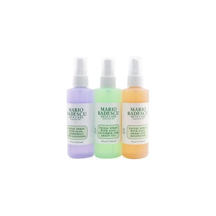 NEW Mario Badescu Spritz Mist Glow Set 4oz Women's Skincare