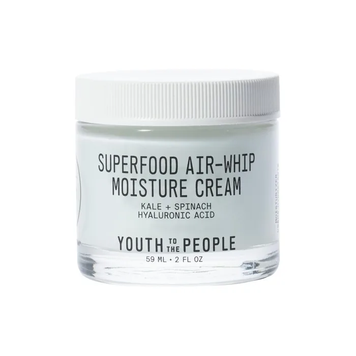 Youth To The People Superfood Airwhip Moisture Cream Hyaluronic Acid Green Tea Moisturizer 2oz