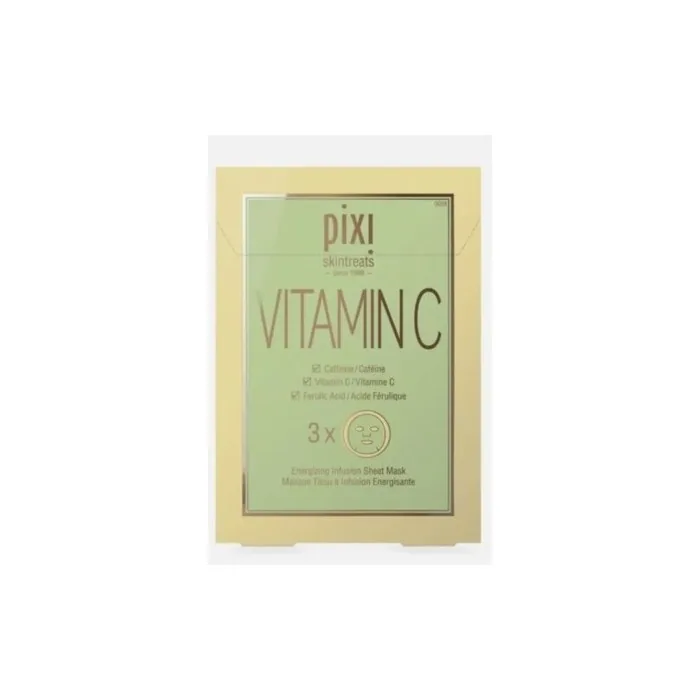 Pixi Vitamin C Sheet Face Mask Serum Energizing Moisturizing