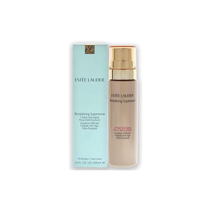 Estee Lauder Revitalizing Supreme Plus Global Anti-Aging Power Soft Emulsion for Women 3.4oz