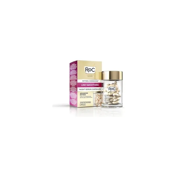Roc Retinol Correxion Line Smoothing Night Serum 30 Capsules