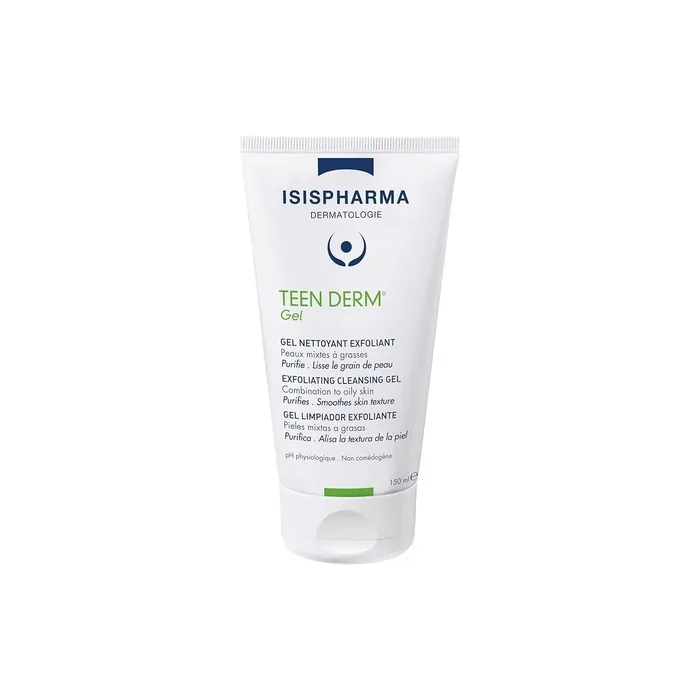 Isispharma Teen Derm Gel Exfoliating Face Wash Cleanser