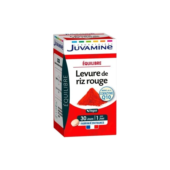Juvamine Red Yeast Rice with Coenzyme Q10 30 Tablets
