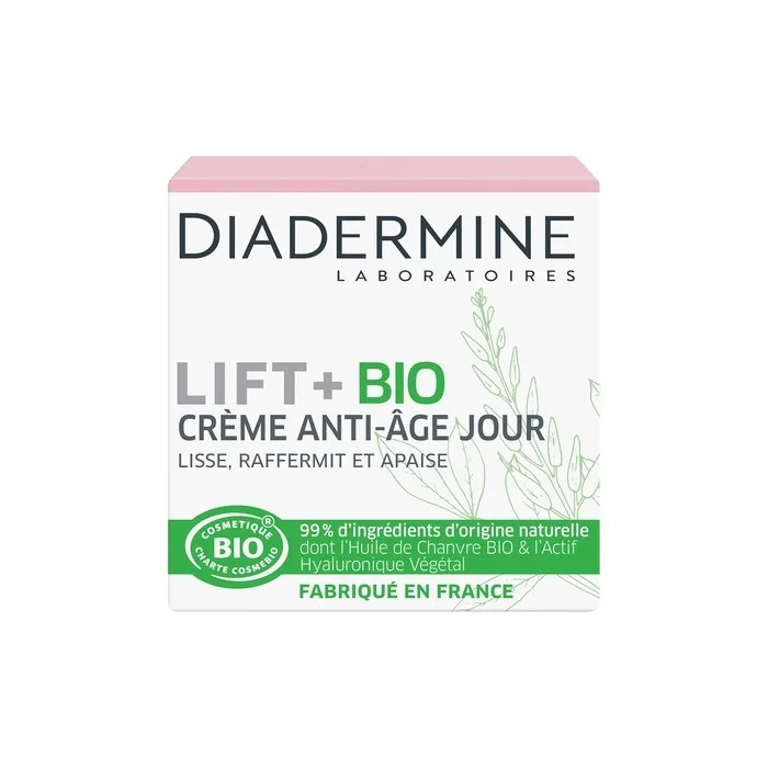 Diadermine Lift+ Bio Anti-Aging Face Cream 99% Natural Ingredients 50ml