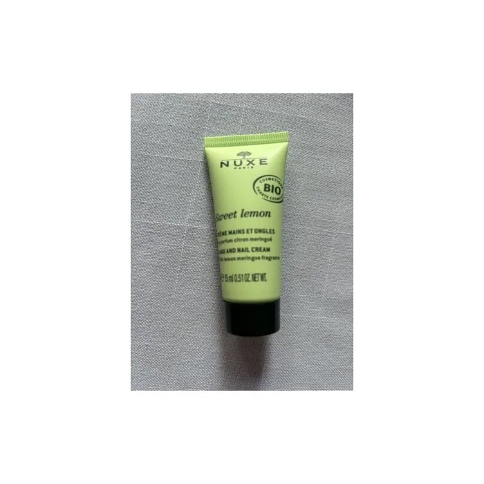 Nuxe Sweet Lemon Hand & Nail Cream 15ml Travel Size