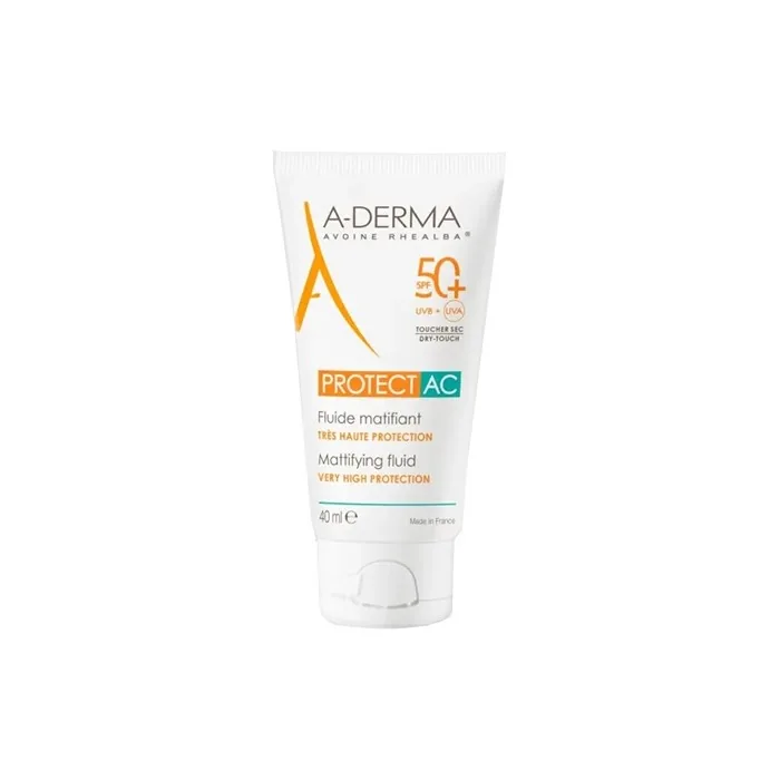 Aderma Protect Ac Mattifying Fluid Spf 50 40 Ml