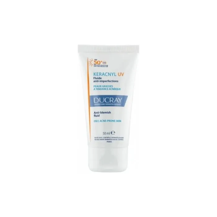 Ducray Keracnyl Uv Spf 50 Cream 50ml Effective Sunscreen For Imperfections