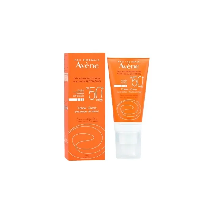 Avne Unscented Cream Spf 50 50ml Fragrancefree Invisible Finish For Sensitive Skin
