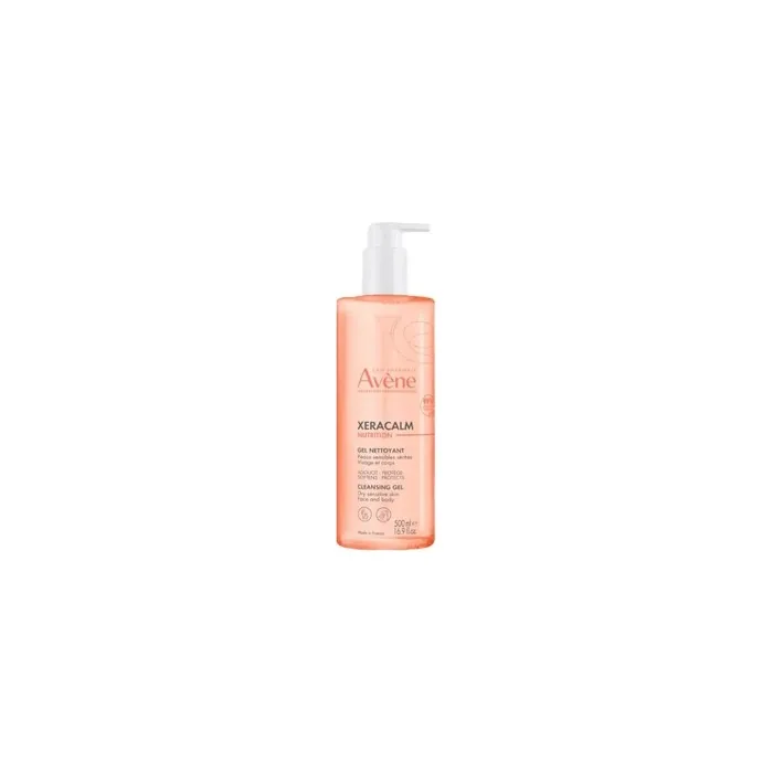 Avne Avene Xerecalm Nutrition Cleansing Gel 500ml Gentle Cleansing Gel For Dry And Sensitive Skin