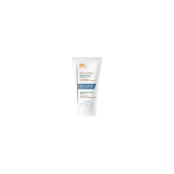 Ducray Melascreen Protective Fluid Sunscreen Cream Against Spots Spf 50 2x50ml