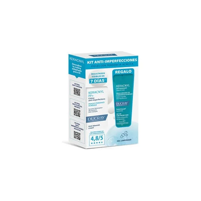 Keracnyl Antiimperfections Cream Gel Cleanser Set Of 2
