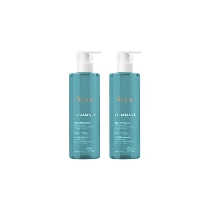 Avene Cleanance Duo Cleansing Gel 2 X 400 Ml