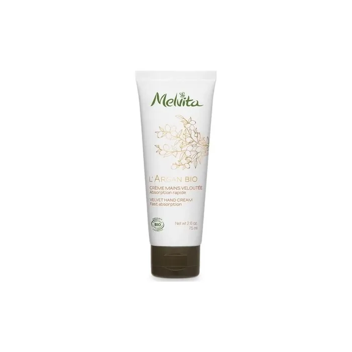 Melvita L Argan Bio Velvet Hand Cream 75ml Velvety Soft Hand Cream
