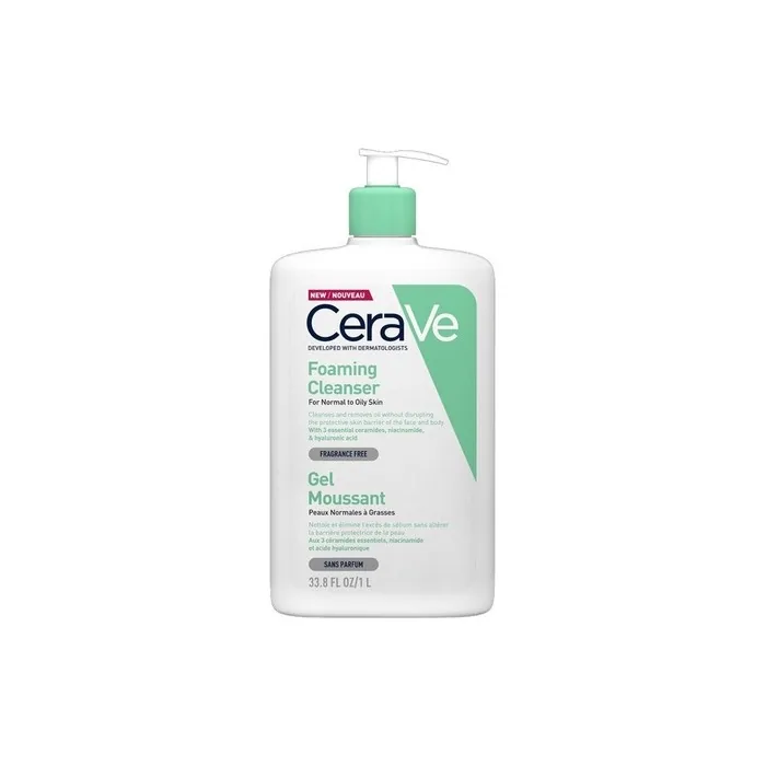 Cerave Cleansing Foaming Gel For Normal To Oily Skin 1000ml