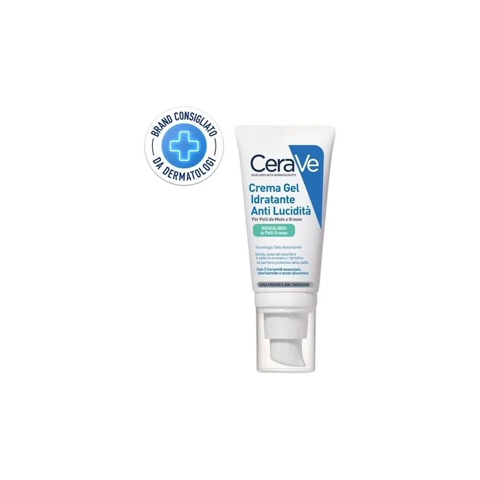 Cerave Hydrating Gel Cream Antishine 52 Ml