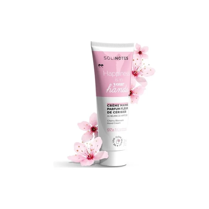 Solinotes Hand Cream With Cherry Blossom Fragrance Intensive Regeneration And Nourishing