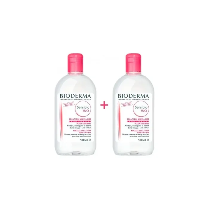 Bioderma Bioderma Sensibio H2o Make Up Removing Micelle Solution 2x500ml