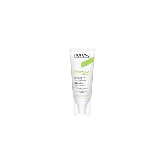 Noreva Exfoliac Solar Fluid Spf 50 40ml High Protection Sunscreen