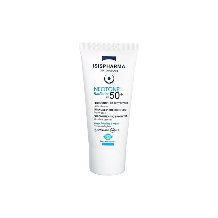Isispharma Neotone Radiance SPF 50+ Moisturizer for Face - UV, UVB, and Blue Light Protection