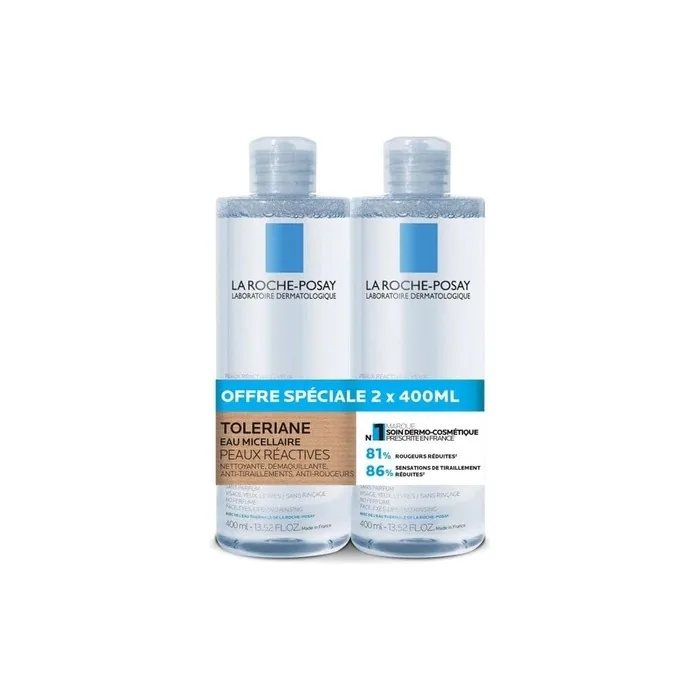 La Roche-Posay Micellar Water Ultra for Reactive Skin 400ml - Pack of 2