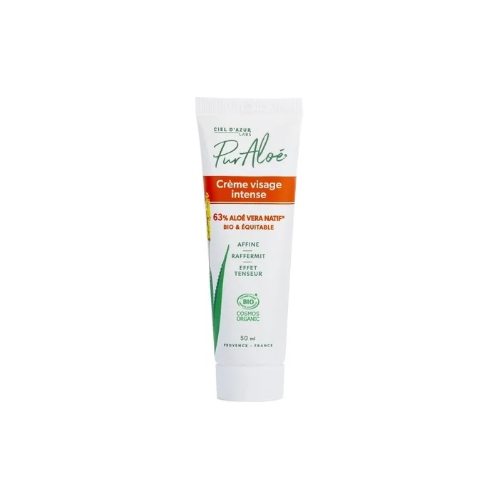 Pur Aloe Intense Face Cream with 63% Organic Aloe Vera 50ml