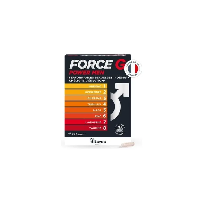 Vitavea Force G Power Men Maca Ginseng Ginger Tribulus Libido Booster