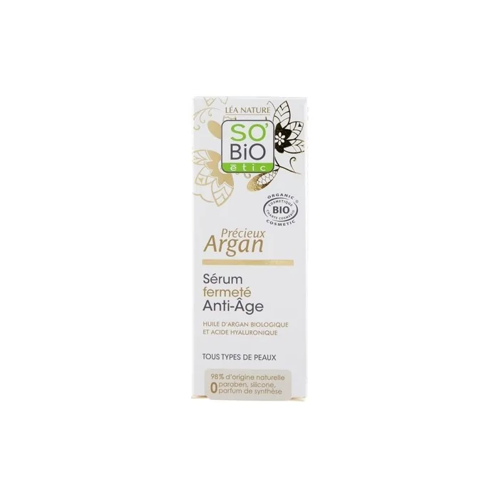 SO'BiO étic Précieux Argan Cosmebio Anti-Aging Firming Serum 30ml