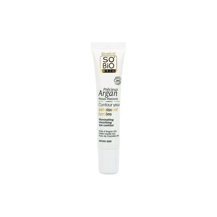 So'bio Etic Precieux Argan Organic Illuminating Smoothing Eye Contour 15ml