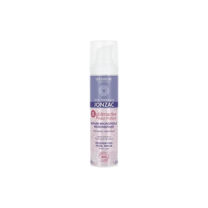 Eau De Jonzac Sublimactive Mature Skin Redensifying Pearl Serum Organic 40ml