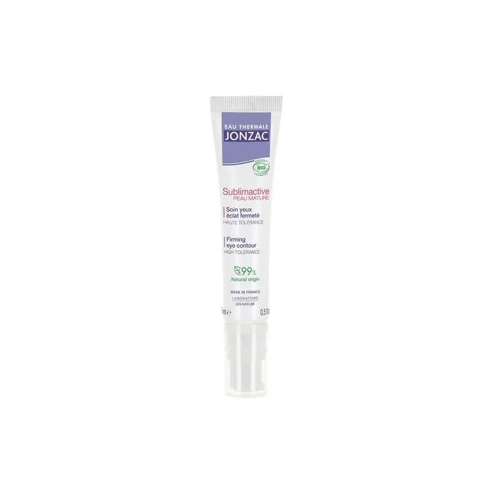 Eau De Jonzac Sublimactive Mature Skin Firming Eye Contour Organic 15ml