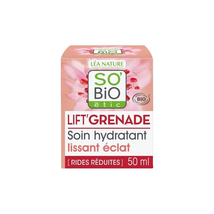 Sobio Etic Hydrating And Smoothing Face Cream With Organic Pomegranate 50 Ml