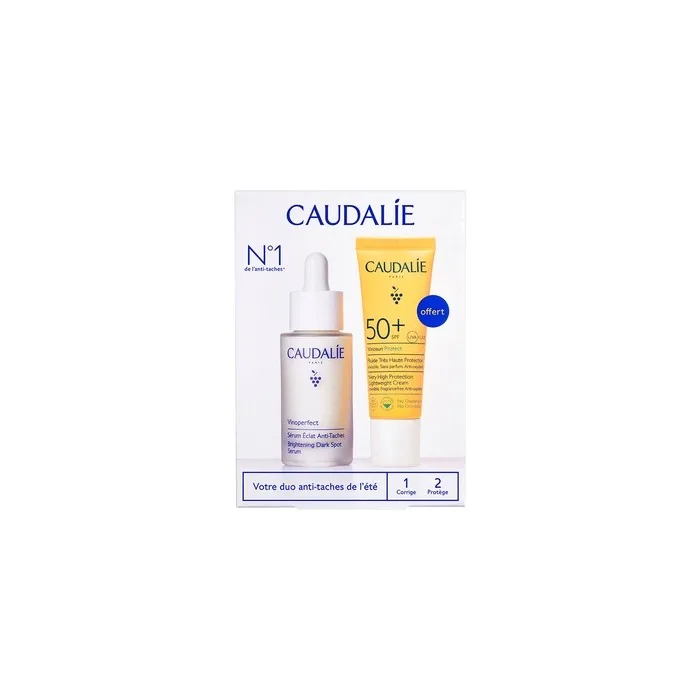 Caudalie Vinoperfect Anti-Dark Spots Serum 30ml with Free Vinosun Fluid SPF50+ 20ml
