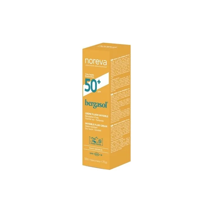 Noreva Bergasol Expert Cream-Fluid Invisible Finish SPF 50+ 50ml