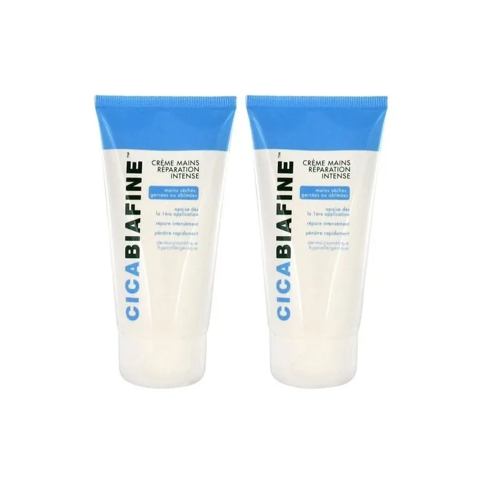 Cicabiafine Intense Repair Hand Cream 75ml - Pack of 2