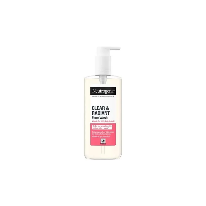 Neutrogena Brightening Cleansing Gel For Problematic Skin Clear & Radiant Face Wash 200 Ml
