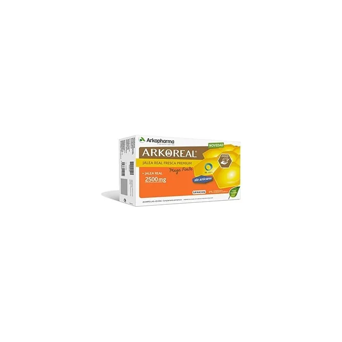 Arkopharma Arkoreal Royal Jelly 2500mg Organic 20 Ampoules