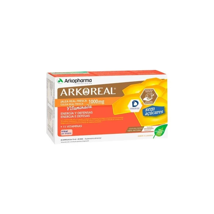 Arkopharma Arkoreal Fresh Royal Jelly With Vitamins 20x15ml