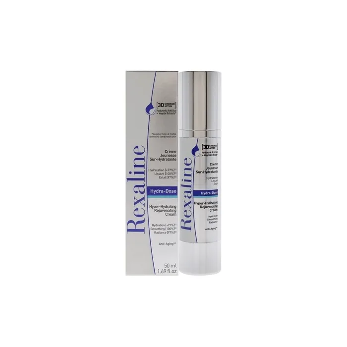 Rexaline Hydra-Dose Wrinkle Reducing Cream with Hyaluronic Acid 1.69 Fl Oz
