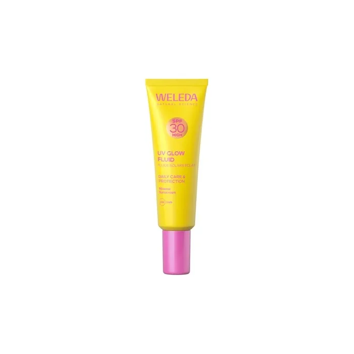 Weleda UV Glow Fluid SPF30 Fragrance-Free Mineral Sunscreen 30ml