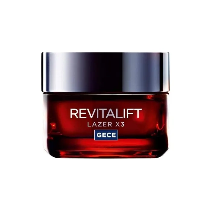 L'Oréal Paris Revitalift Laser X3 Care Night Cream with Hyaluronic Acid Anti-Aging Night Mask