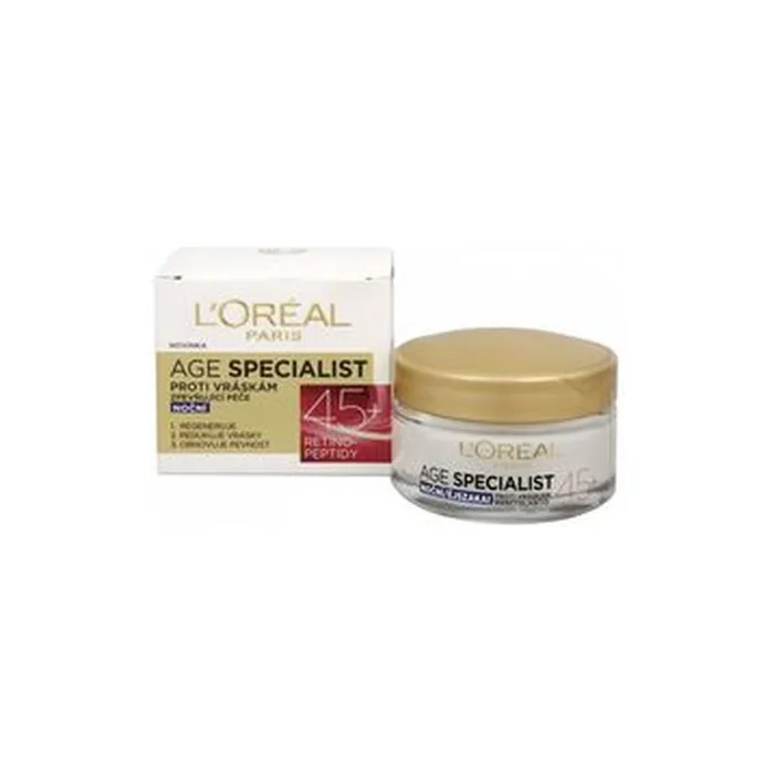 L'Oral Paris Night Wrinkle Cream Age 45 Specialist 50 Ml
