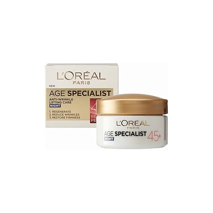 L'Oréal Paris Age Specialist 45+ Night Anti-Wrinkle Cream 50ml