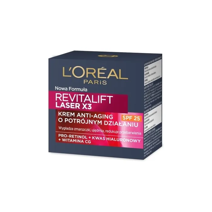 L'Oreal Revitalift Laser X3 Anti-Aging Care Spf25 Day Cream 50ml
