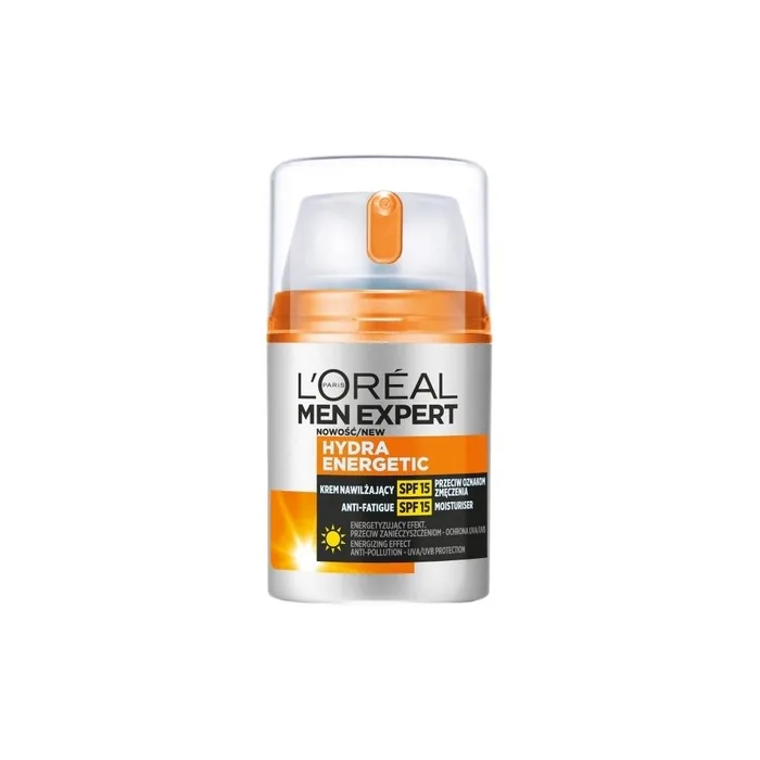 L'Oreal Men Expert Hydra Energetic Moisturizing Cream Against Signs Of Fatigue Spf15 50ml